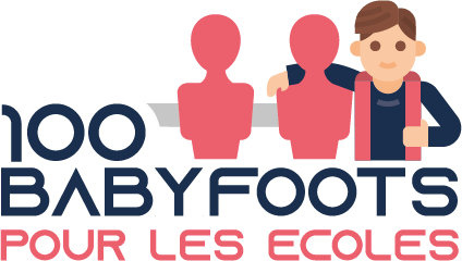Logo 100 babyfoot_light bg